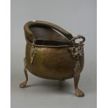 Copper coal scuttle