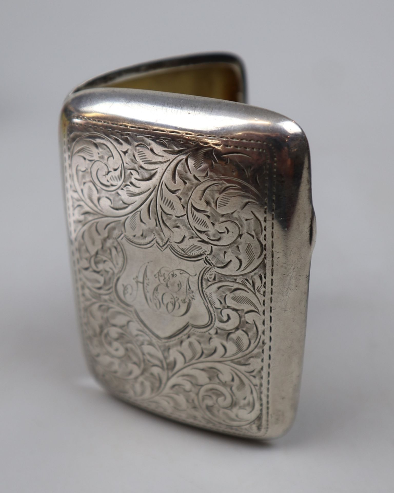 Hallmarked silver cigarette case - Approx 76g - Image 2 of 3