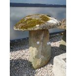 Antique staddle stone