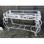 Wrought iron plant stand