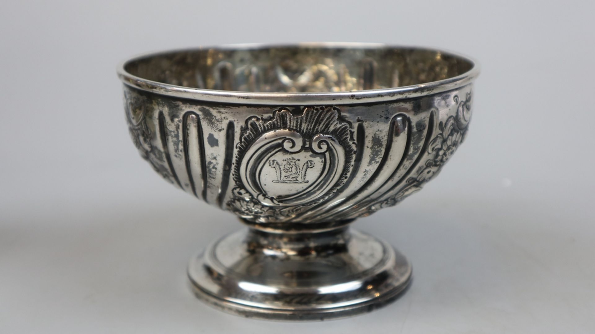 Hallmarked silver sugar bowl together with a hallmarked silver jam pot - Approx weight of silver - Image 4 of 6