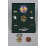 Collection of military medals & badges etc