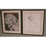 Pair of Marilyn Monroe prints