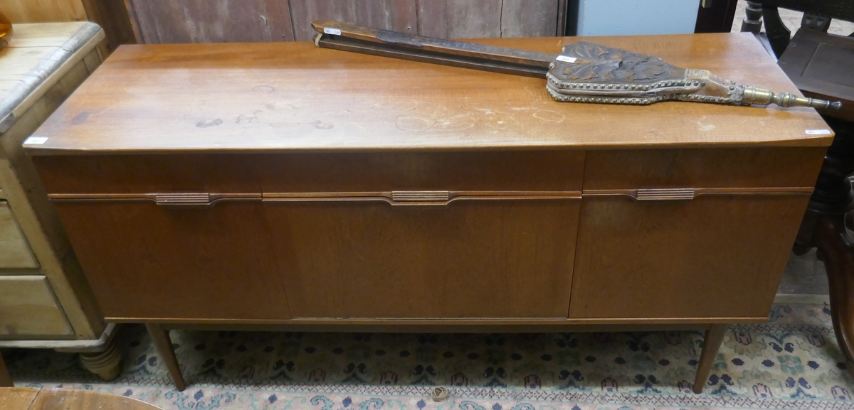 Austin Suite mid-century teak sideboard - Approx size W: 153cm D: 48cm H: 80cm