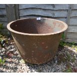 Cast iron Victorian wash tub - Approx height 39cm