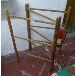 Wooden clothes airer