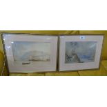 Pair of 19thC Grand Tour watercolours