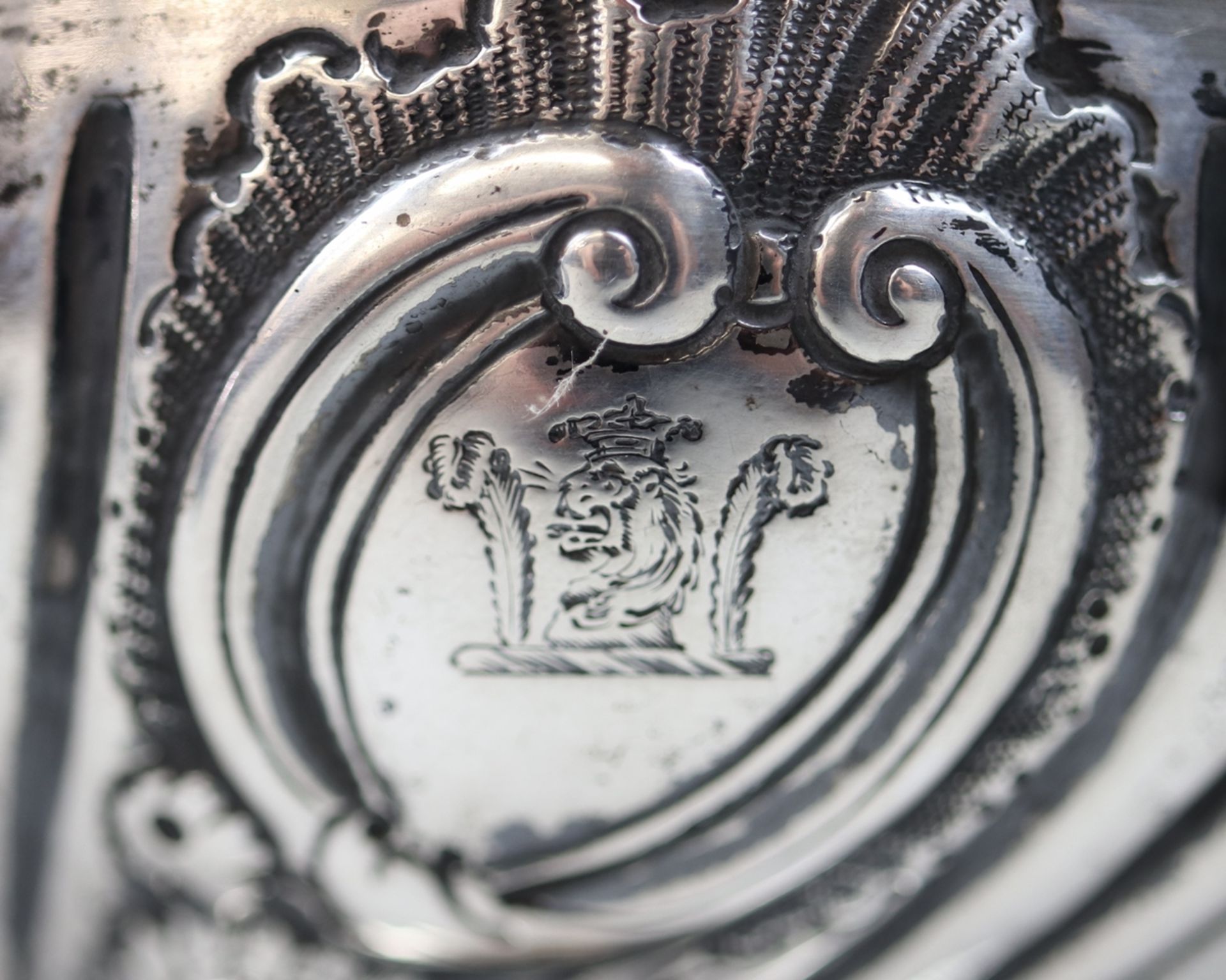 Hallmarked silver sugar bowl together with a hallmarked silver jam pot - Approx weight of silver - Image 6 of 6