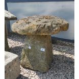 Antique staddle stone