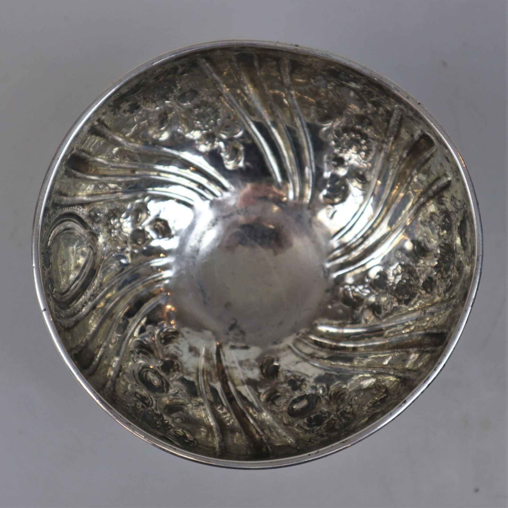 Hallmarked silver sugar bowl together with a hallmarked silver jam pot - Approx weight of silver - Image 5 of 6
