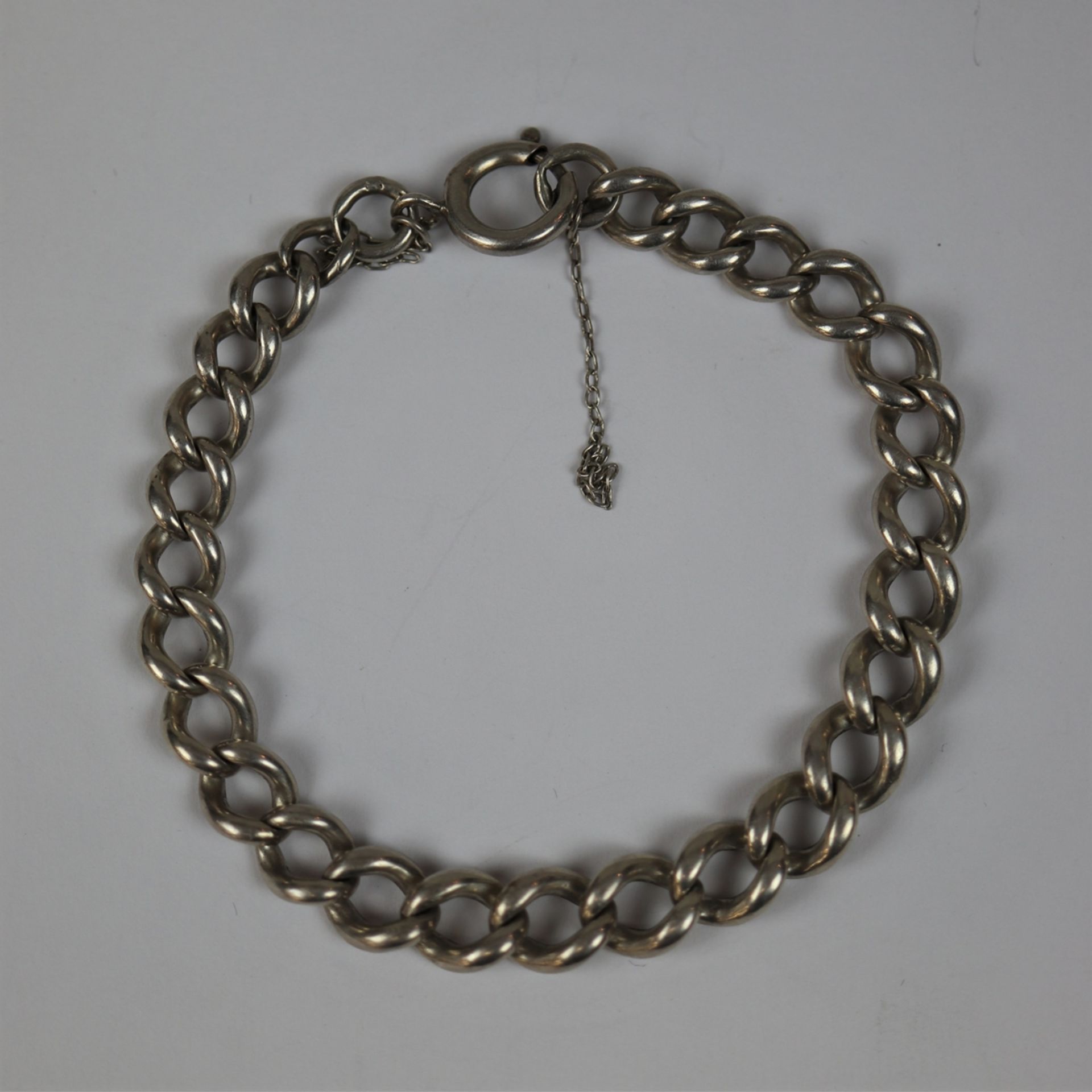 Heavy silver bracelet