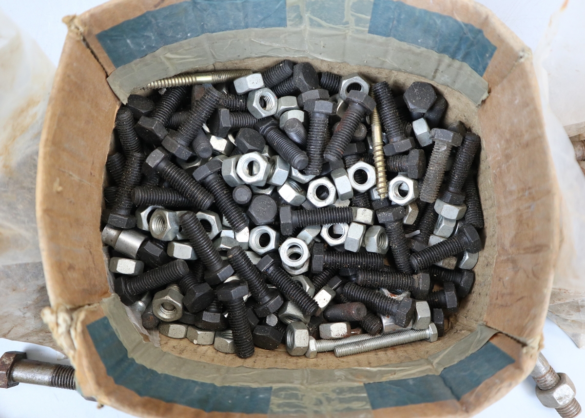 Good collection of various nuts and bolts etc. - Image 2 of 5