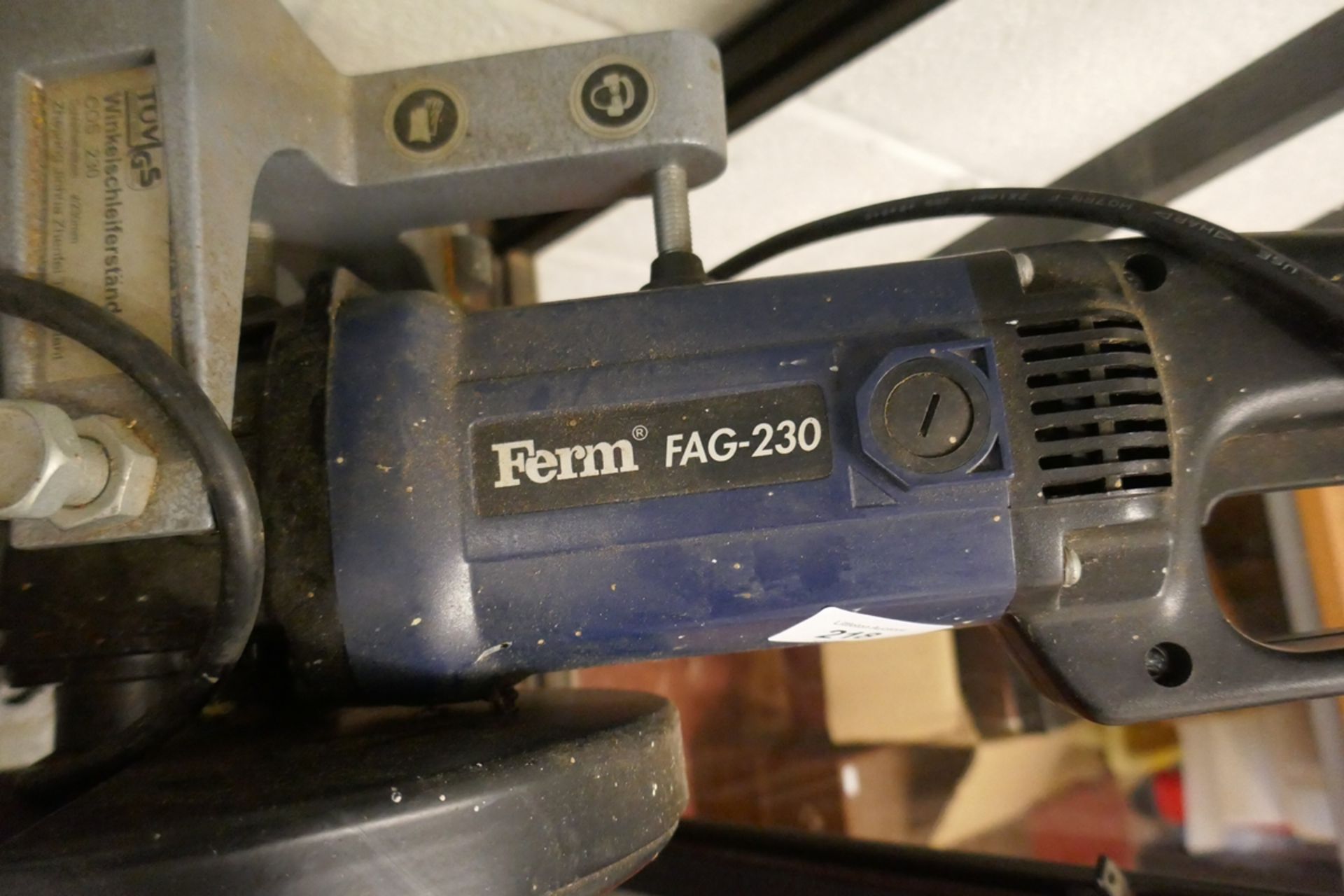 Mounted angle grinder. Ferm FAG-230 - Image 3 of 6