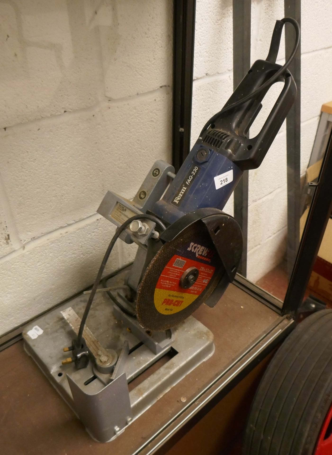 Mounted angle grinder. Ferm FAG-230