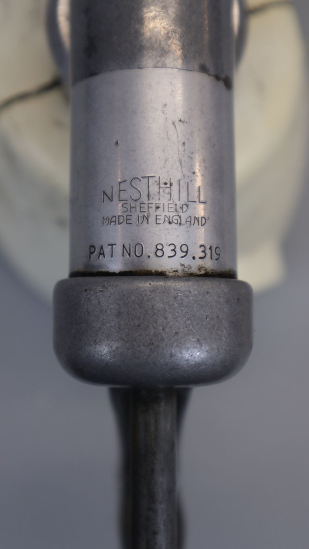 Vintage Shell upper cylinder lubricant can together with Exide battery filling bottle - Image 4 of 7