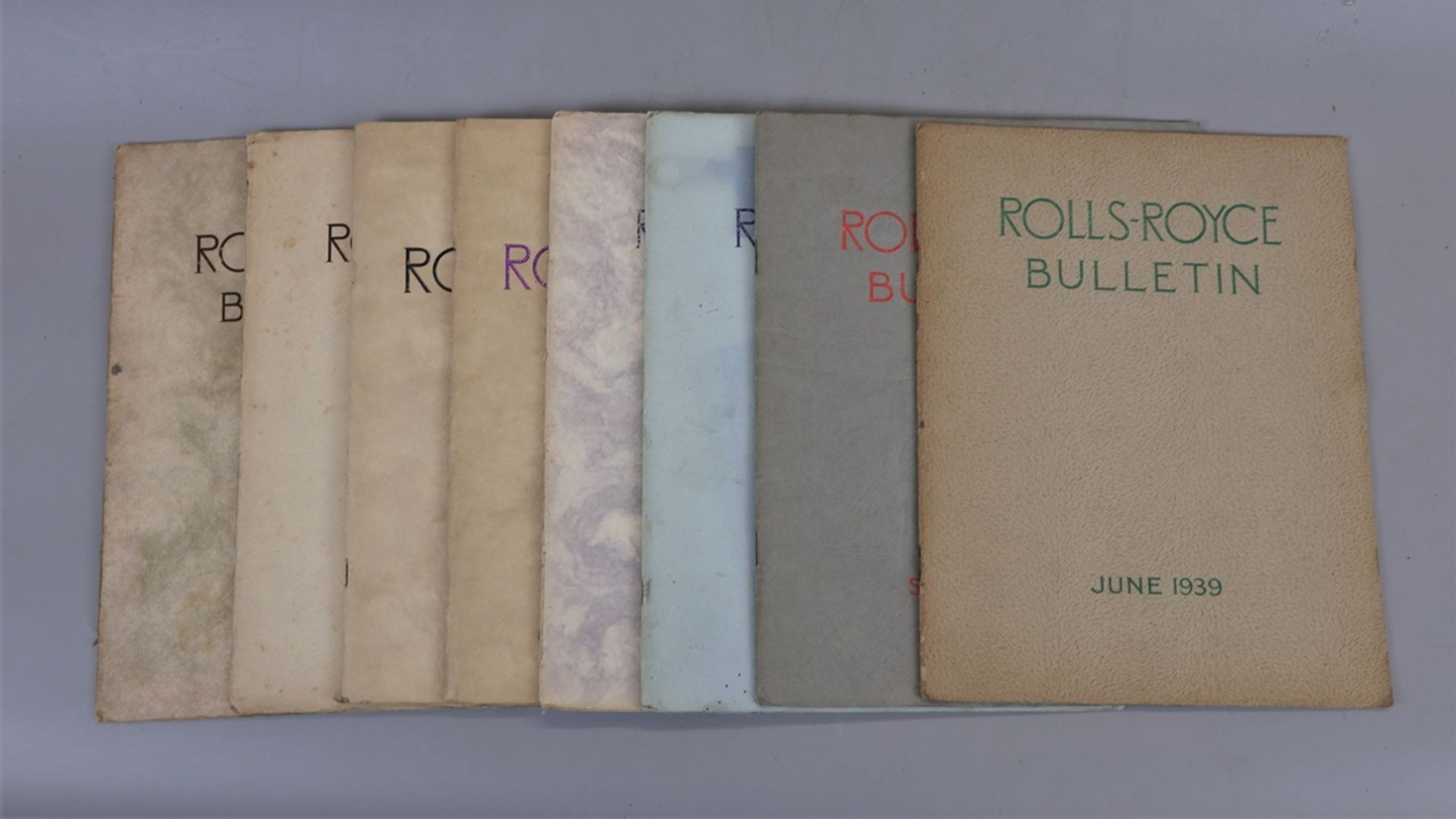 Collection of Rolls Royce Bulletin magazines
