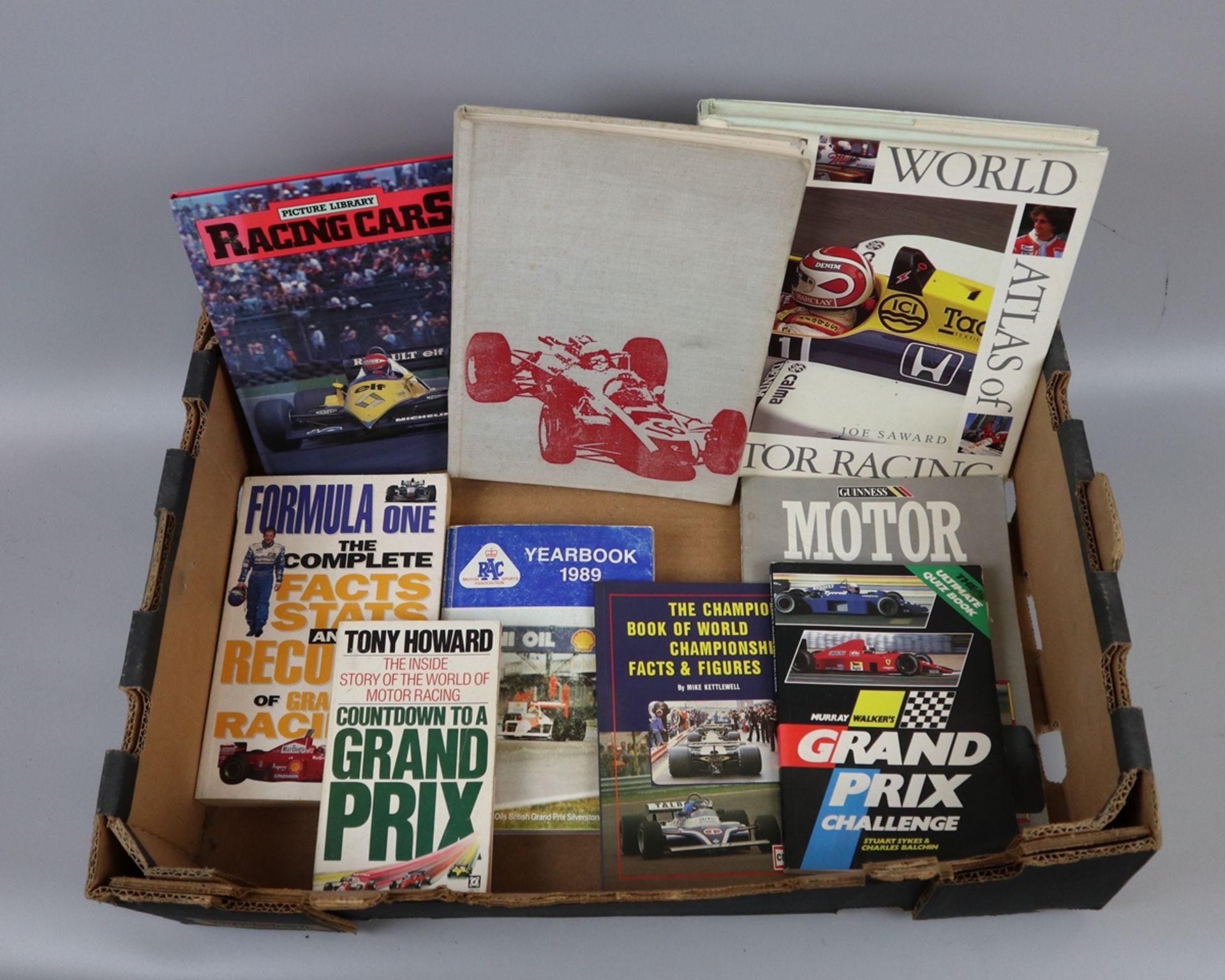 Collection of formula 1 grand prix books