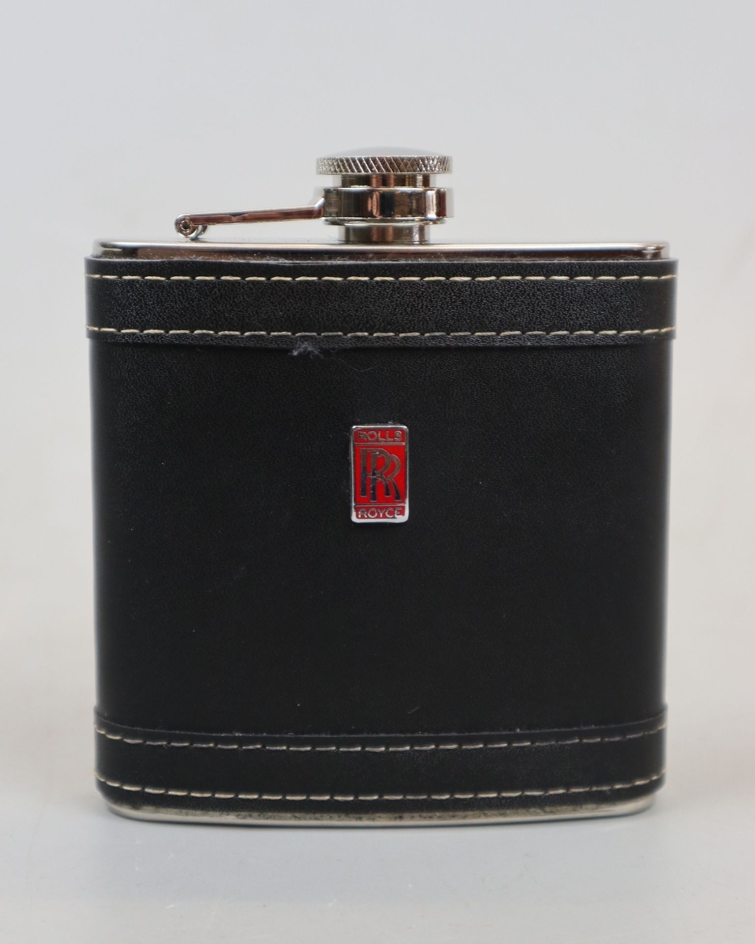 Rolls Royce 1979 L/E leather covered hip flask - Part of the RR range to celebrate 75 years - Image 2 of 4