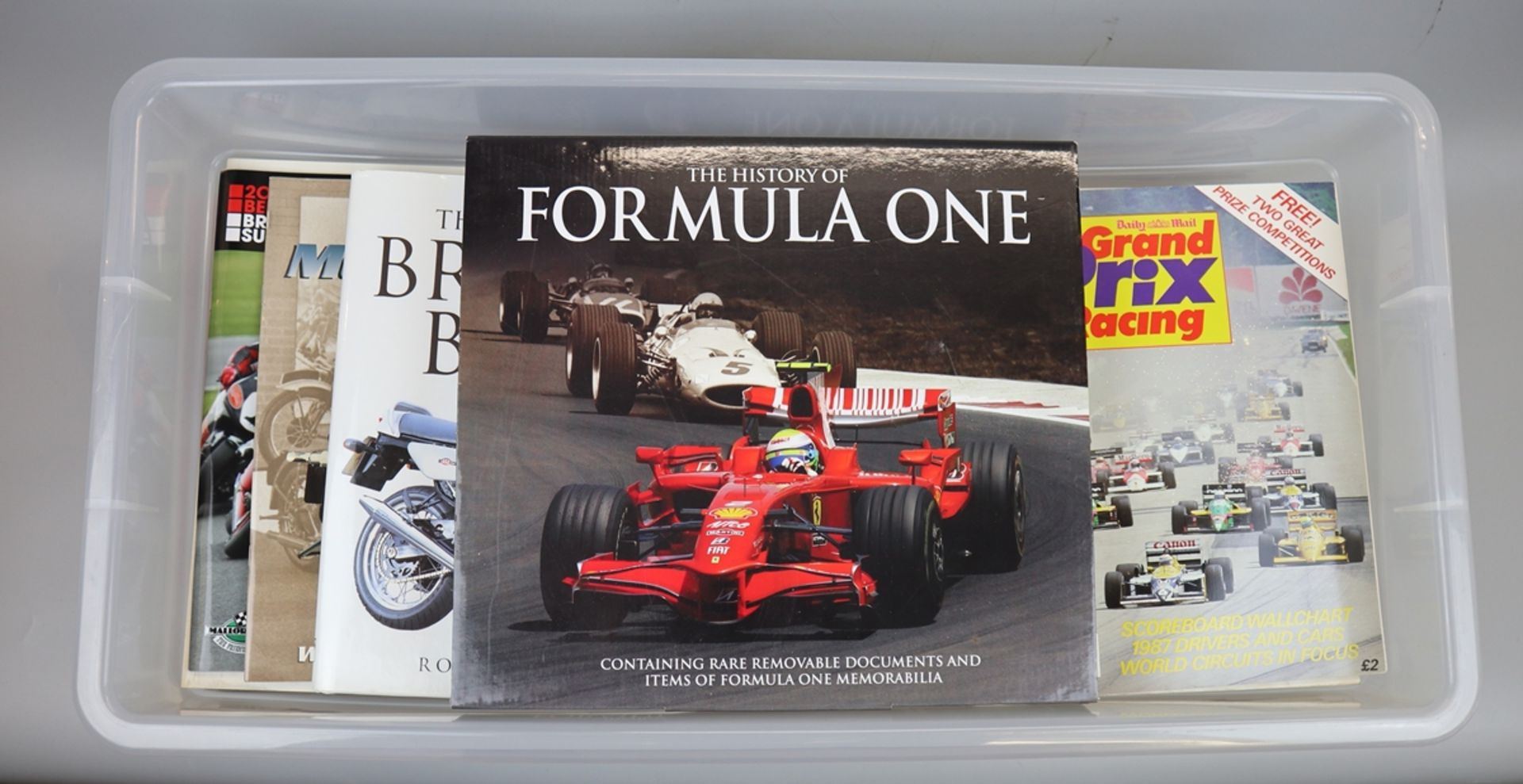 Collection of motor themed books