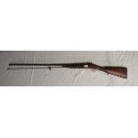 Antique percussion fire rifle