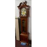 Westminster chimming long case clock