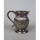 Hallmarked silver jug - Approx weight: 304g