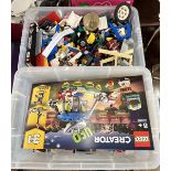 Collection of Lego in 2 boxes