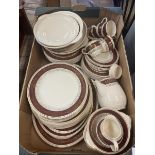 John Maddock and Son Ivory Ware part dinner service