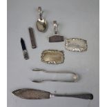 Collection of hallmarked silver - Approx weight: 120g
