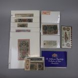 World bank notes to include Romanian, British Armed Forces, Chinese, Rothmans Cambridge collection