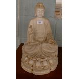 Large heavy figure of a Guanyin (missing fingers on one hand)- Approx height: 44cm