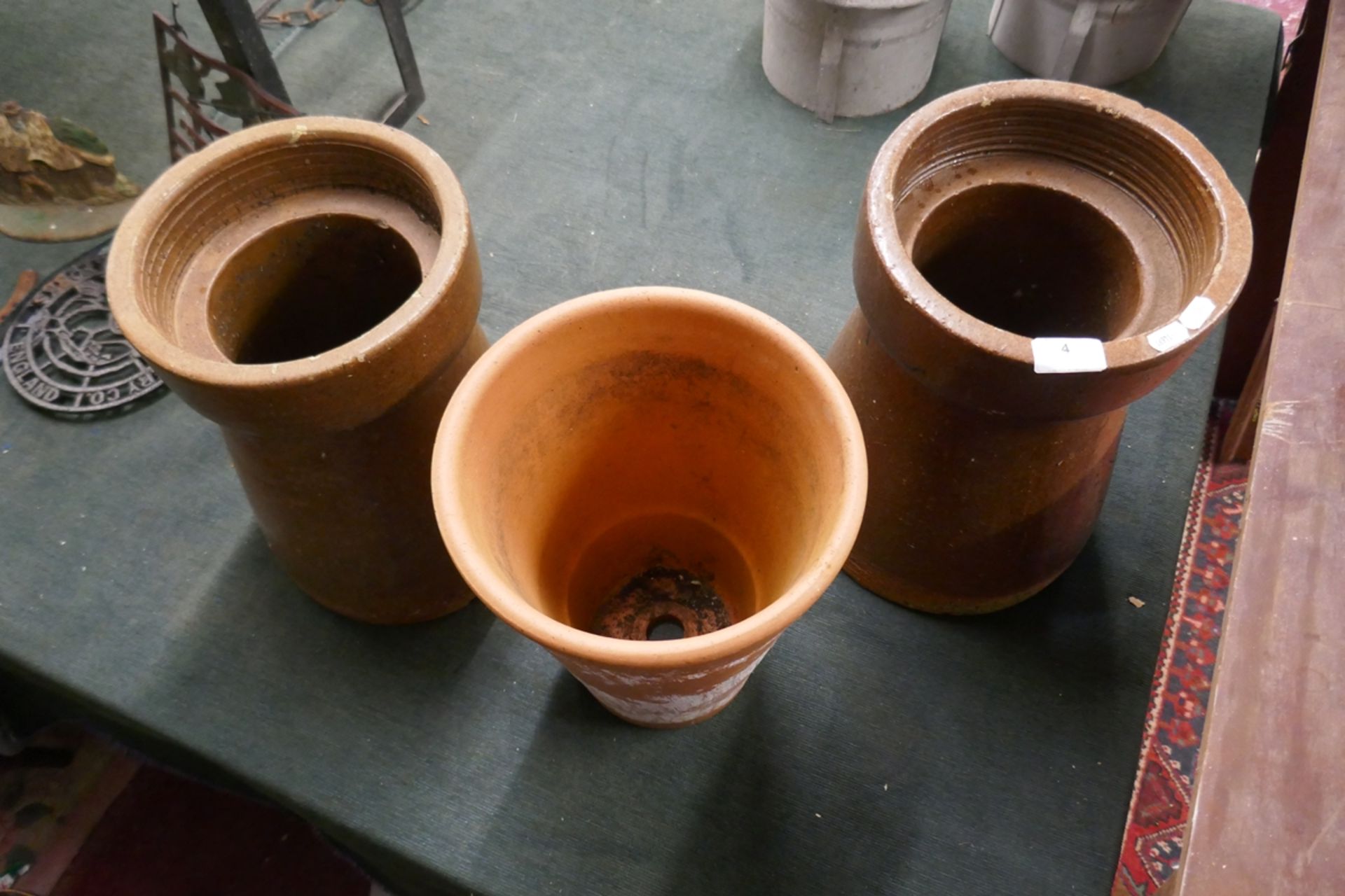 3 stoneware pots - Image 2 of 2