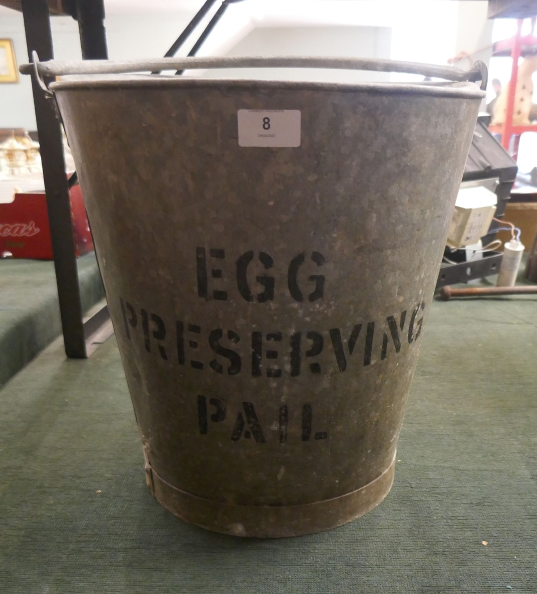 Egg preserving pail