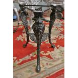 Aluminium pub table base