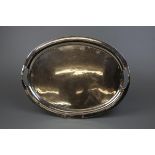 Sterling silver 925 serving tray - Approx weight 1.5Kg