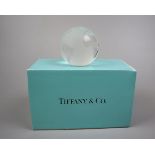 Tiffany & Co glass globe in original box