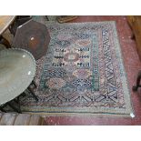Antique woven rug - Approx size 193cm x 160cm
