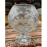 Large crystal vase presented to Businessman of the year Nick Scheele - Approx height 29cm