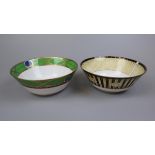 2 Royal Worcester anniversary bowls 'Lazy Days' and 'Celebration'
