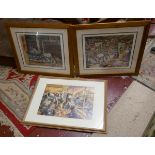 Set of 3 signed Roy Barrett L/E prints