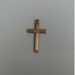 9ct gold crucifix