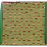 Wall hanging of African fabric design approx 183cm square