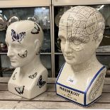 2 phrenology heads