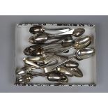 Collection of 28 early silver spoons - Approx weight: 1.25Kg