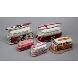 Collection of VW camper vans