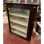 Antique glazed corner cupboard