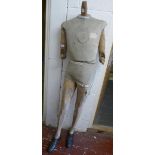 Edwardian articulated mannequinÿ - Approx height 163cm