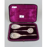 Hallmarked silver apostle cased silver spoons - Approx weight: 177g