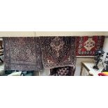 3 rugs approx sizes W: 132cm L: 214cm W: 105cm L: 152cm W: 73cm L: 140cm