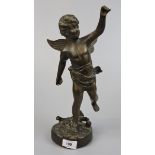 Bronze sculpture of an angel - Approx height 36cm